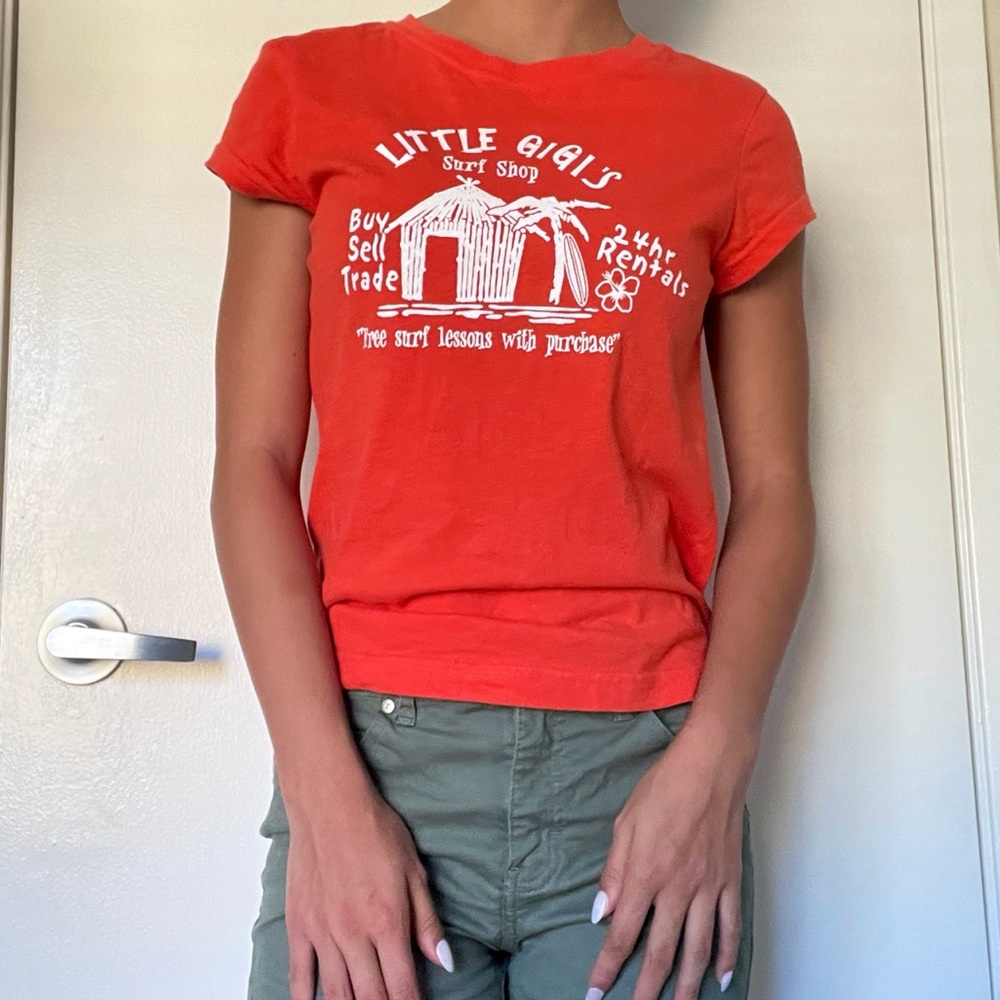 Self Esteem orange top y2k